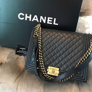 Chanel boy bag large
